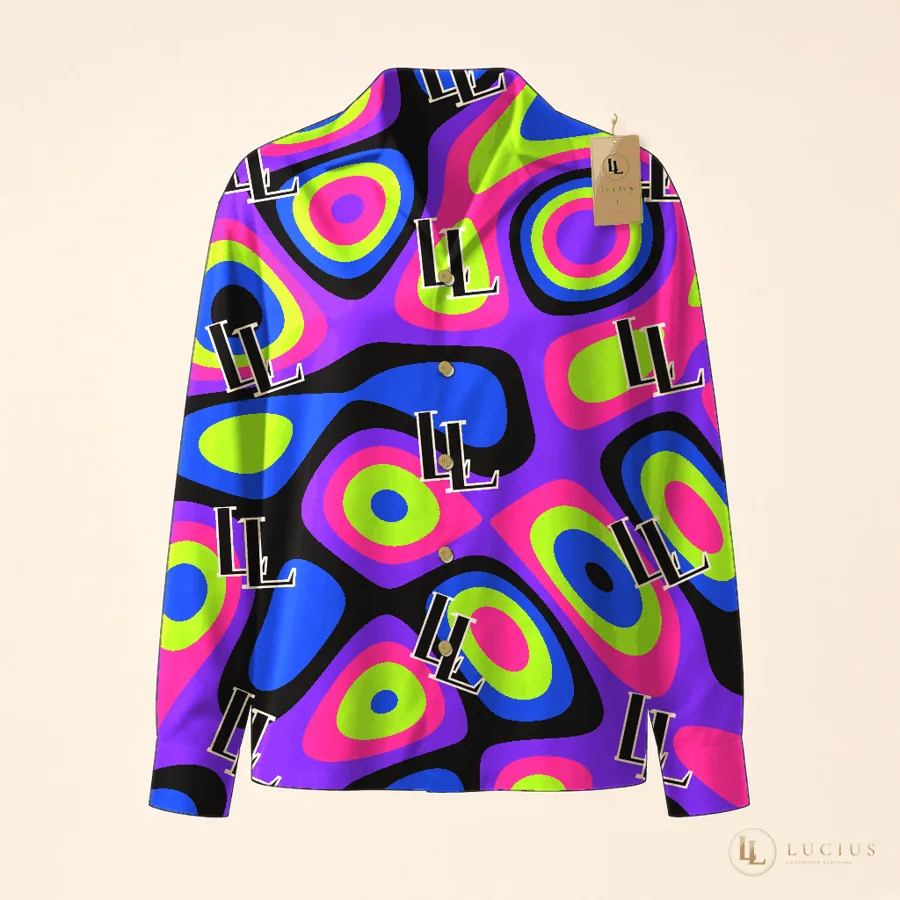 Bold multicolour LL print shirt from the LL Funk capsule